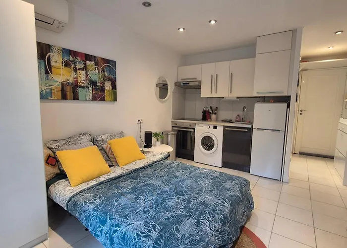 Lägenhet Croisette, With Garden, Air Conditioning